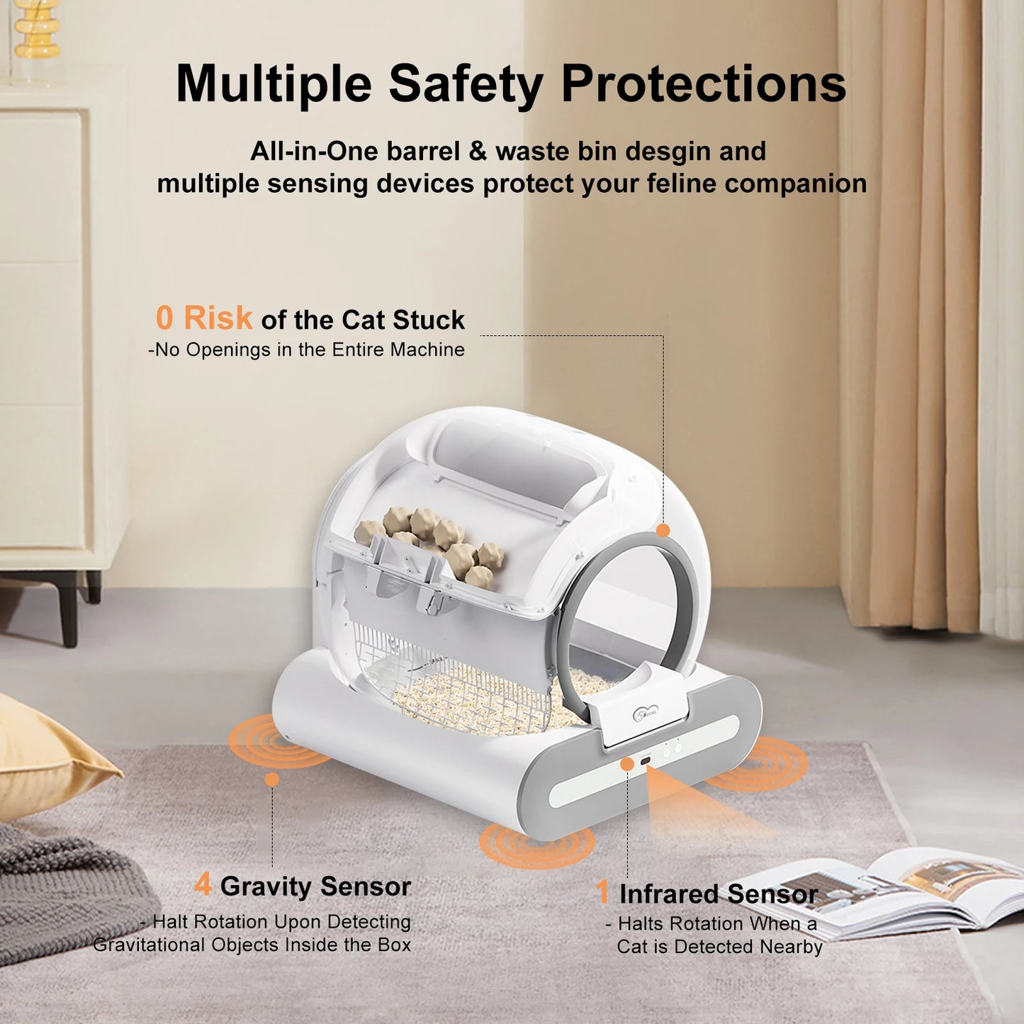 Kittie Korner Automatic Smart Cat Litter Box