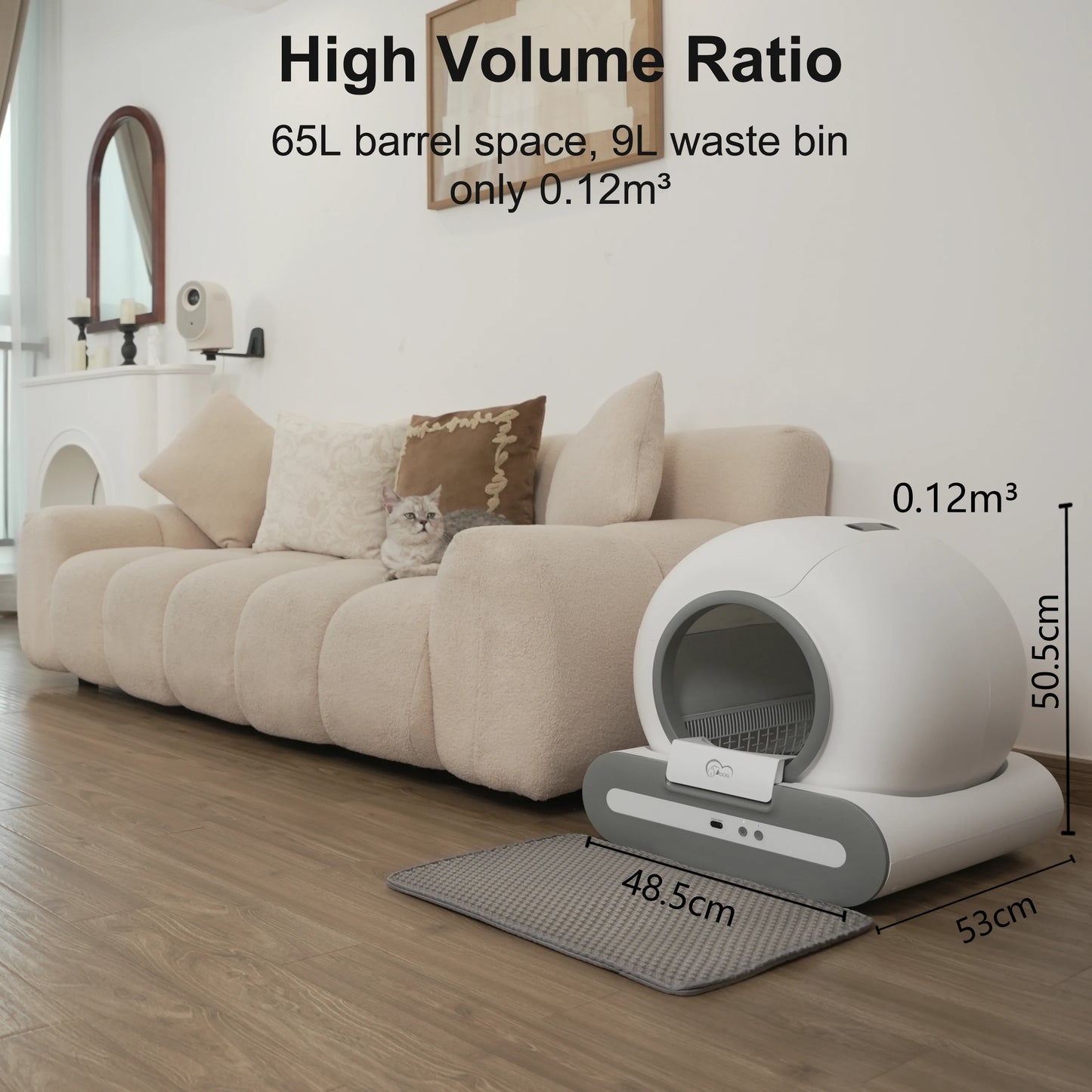 Kittie Korner Automatic Smart Cat Litter Box